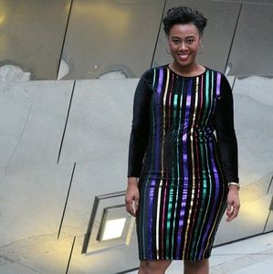 Sparkle Dress Velvet Dress